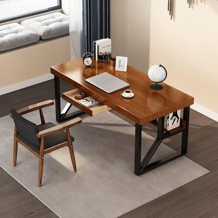 ÇLŞ7811 Modern Masif Ahşap Çalışma Masası