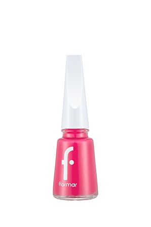 Flormar Nail Enamel Yüksek Pigmentli & Parlak Bitişli Oje Fne-058 Brıght Rose