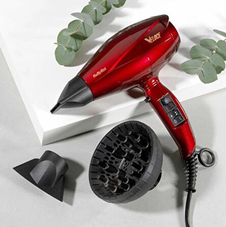 Babyliss 6750DE Veloce 2200 W AC Motor Sıcak ve Soğuk Saç Kurutma Makinesi