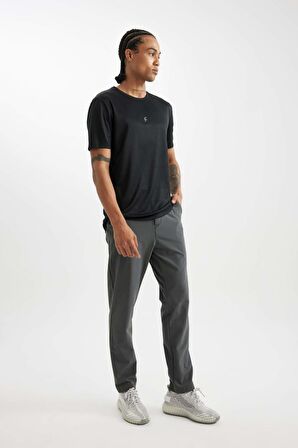 DeFactoFit Sporcu Pantolon Standart Paça Cepli Dokuma C6149AX24SPAR86
