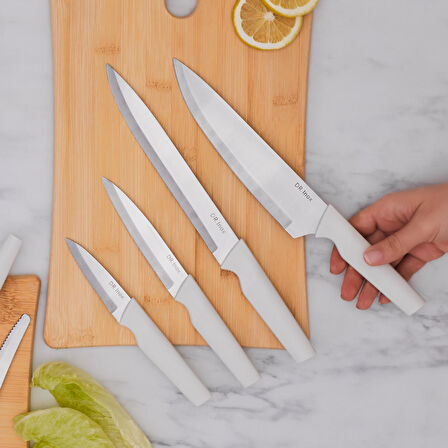 Dr. Inox Dr.Inox Bundle 10 Parça Bıçak Seti Krem