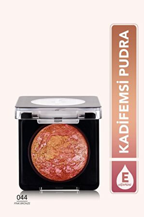 Flormar Işıltılı Fırınlanmış Allık - Baked Blush-on - 044 Pink Rose - 8682536051446
