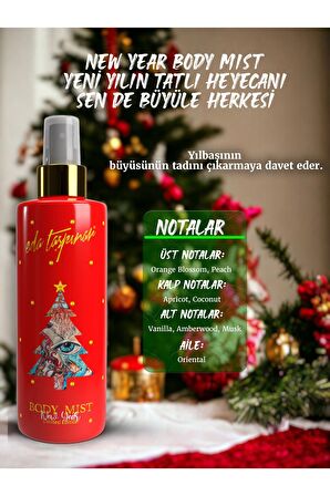 Eda Taşpınar New Year Red No:3 Body Mist - 200 ML (EGY0009)