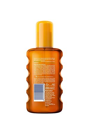 Nivea Sun Spf 6 Yoğun Bronzlaştırıcı Güneş Yağ Sprey 200ml,karoten Özlü,e Vitamini Içerir