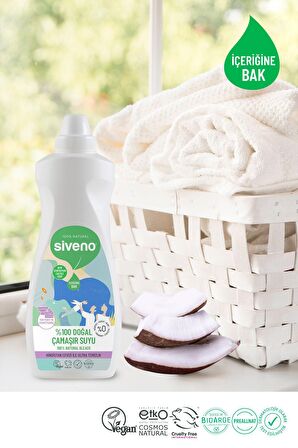 Siveno %100 Doğal Çamaşır Suyu Bitkisel Lavanta Çay Ağacı Tüm Yüzey ve Kumaşlarda 700 ml