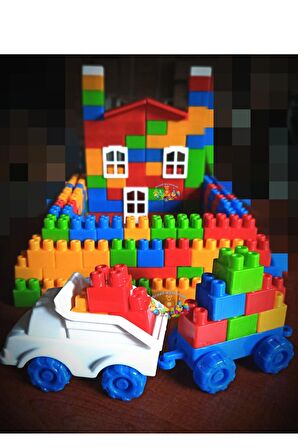 Oyuncak Bultak Eğitici 80 Parça Lego Blok Sevimli Hayvanlar Zeka Geliştirici Set Sevimli Set