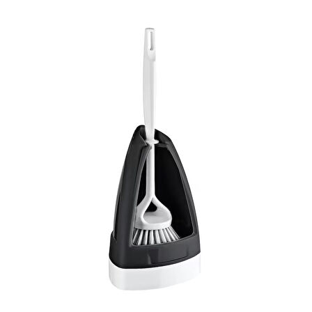 Titiz TP-118 Plastik WC Klozet Tuvalet Fırça Seti Takımı - Siyah