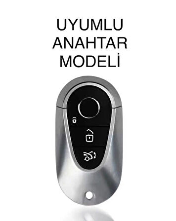 Mercedes Benz C S Sınıf W206 W223 S350 C260 C300 S400 S450 S500 Silikon Anahtar Koruma Kılıfı