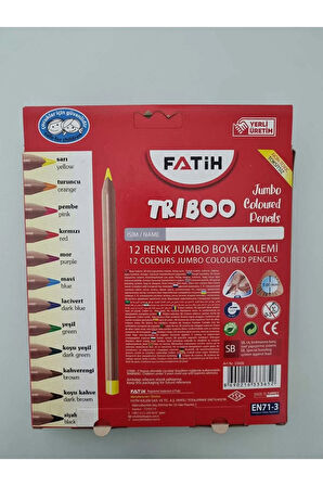 Tribo Kuru Boya Kalemi 12'li