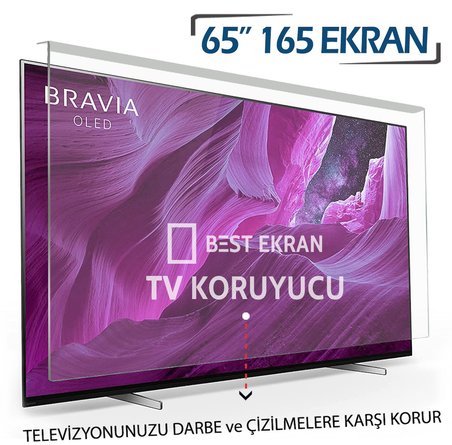 Strong ST65EW8000QF Tv Ekran Koruyucu - Strong 65" inç Ultra İnce Çerçeve Qled 4K Ultra Hd Whale Os 10 Koruyucu