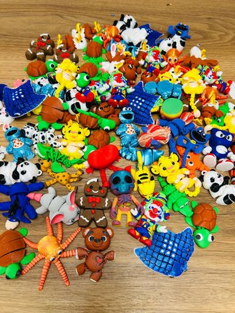 Mini Organik Oyuncaklar – Kendin Seç 15 Adet Bebek 3D Hayvan Figür Paketi – Hareketli & Eğitici
