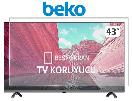 Beko B 743 C Tv Ekran Koruyucu - Beko 43" inç 108 cm 109 Ekran Koruyucu B743C