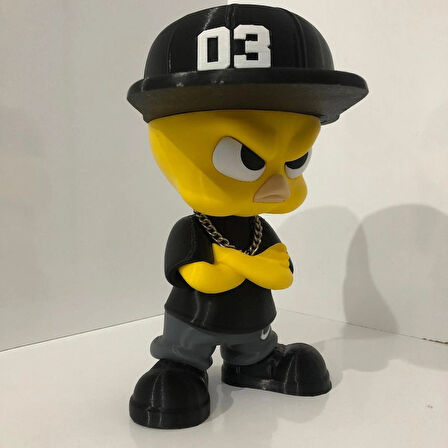 Öfkeli Twety Zincir Kolyeli