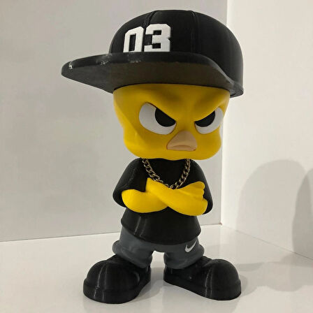 Öfkeli Twety Zincir Kolyeli