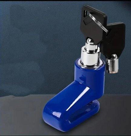 Motosikler Bisiklet Disk Kilidi Anahtarı Yer Kaplamayan Yeni Model Sağlam Güvenli Pratik Kilit