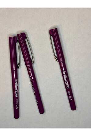 200 Fineliner 0.4mm Keçe Uçlu Kalem ( 1 Adet)
