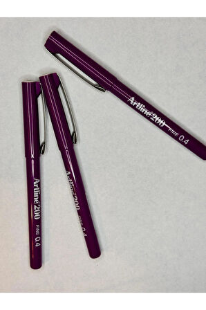 200 Fineliner 0.4mm Keçe Uçlu Kalem ( 1 Adet)