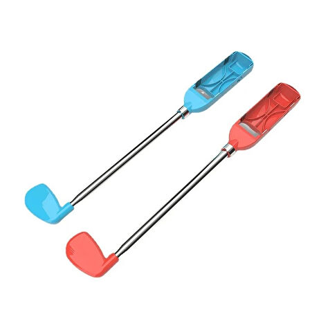 Nintendo Switch Uyumlu Siyah Golf Kulübü Aksesuar Seti – 2’li Joy-Con Spor Oyun Aparatı