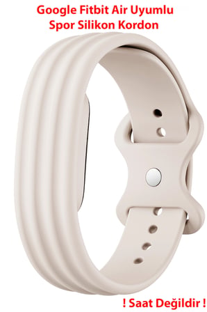 Google Fitbit Air Uyumlu Renkli Yumuşak Silikon Spor Kordon Bileklik