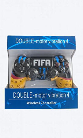  FIFA Temalı Kablosuz PS4 Oyun Kolu - Dualshock 4 Uyumlu Bluetooth Gamepad