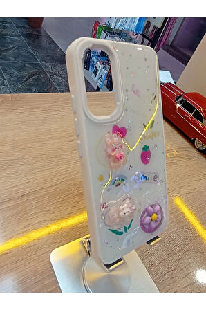 Samsung Galaxy A24 Uyumlu Kabartma Figürlü Darbe Korumalı Kapak Renkli Kılıf