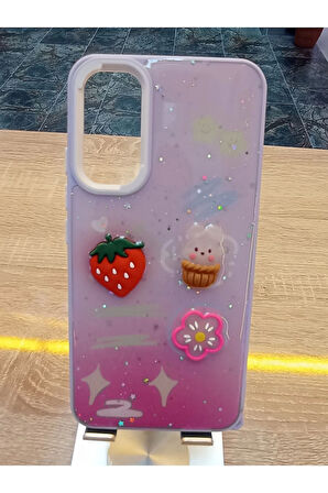 Samsung Galaxy A24 Uyumlu Kabartma Figürlü Darbe Korumalı Kapak Renkli Kılıf