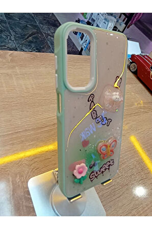 Samsung Galaxy A25 Uyumlu Kabartma Figürlü Darbe Korumalı Kapak Renkli Kılıf