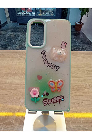 Samsung Galaxy A25 Uyumlu Kabartma Figürlü Darbe Korumalı Kapak Renkli Kılıf