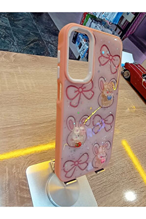Samsung Galaxy A23 Uyumlu Kabartma Figürlü Darbe Korumalı Kapak Renkli Kılıf