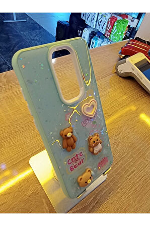 Xiaomi Redmi Note 8 Pro Uyumlu Kabartma Figürlü Darbe Korumalı Kapak Renkli Kılıf