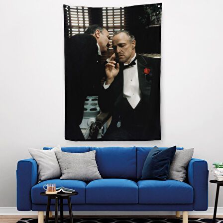 The Godfather Duvar Örtüsü - Halısı, Vito Corleone Film Sahnesi Duvar Örtüsü - Halısı-5279