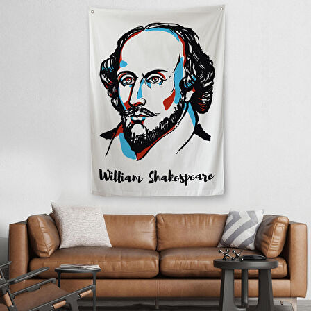 William Shakespeare Dekoratif Duvar Örtüsü - Halısı-5968