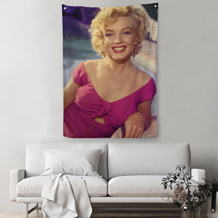 Marilyn Monroe Dekoratif Duvar Örtüsü - Halısı-6150