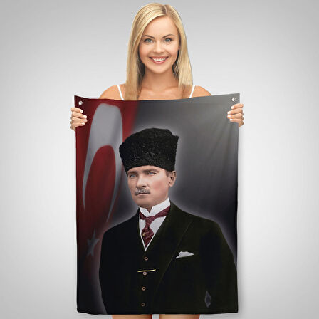 Mustafa Kemal Atatürk Duvar Örtüsü-Halısı -6419