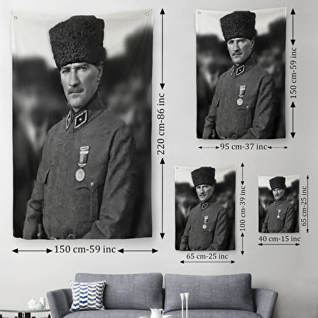 Atatürk Duvar Örtüsü-Halısı-6500