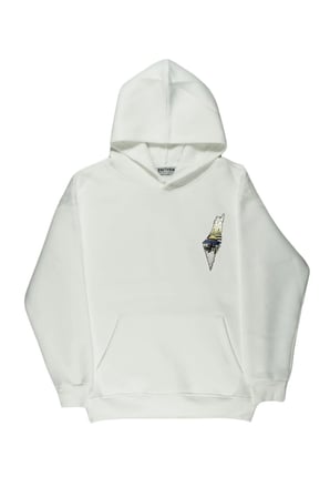 Lenithra Gazze Filistin Sırt Baskılı Unisex Oversize Hoodie Beyaz / XL