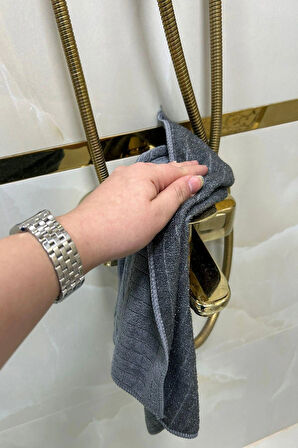 ( 2 Adet ) Mikrofiber Simli , Tırtıklı Halı Koltuk Duşakabin Yıkama Bezi Telli Zor Kir
