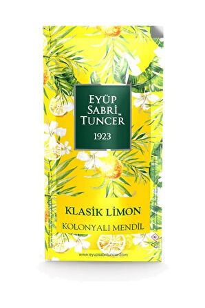 Klasik Limon Ve Çeşme Limonu 50 Adet Kolonyalı Mendil (25+25) 2 Li Set
