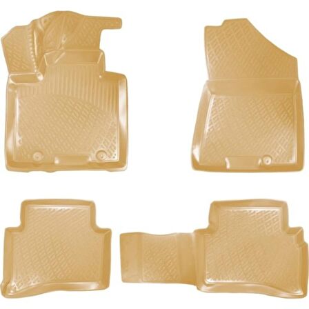 Rizline Honda Civic SEDAN 2006 -2012 BEJ 3D Havuzlu Paspas+Bagaj Havuzu Set