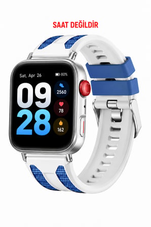 Huawei Watch Fit 3 / Fit 4 / Fit 4 Pro / Fit 5 / Fit 5 Pro Uyumlu Çift Renkli Spor Silikon Kordon Kayış