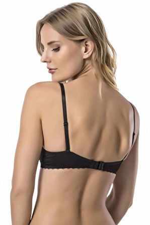 7034 Push Up Sihirli Büyüme 2 Beden Sütyen Ten / 80 Dolgulu Destekli