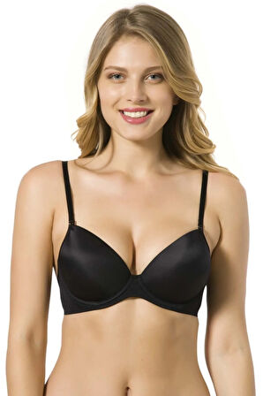 7034 Push Up Sihirli Büyüme 2 Beden Sütyen Ten / 80 Dolgulu Destekli