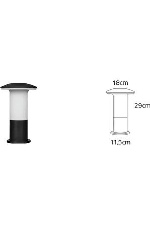 fullreyon 29 Cm E27 Duylu Mantar Aplik, Bahçe Duvar, Yol, Çim Aydınlatma Armatürü, Set Üstü Dekoratif Aplik
