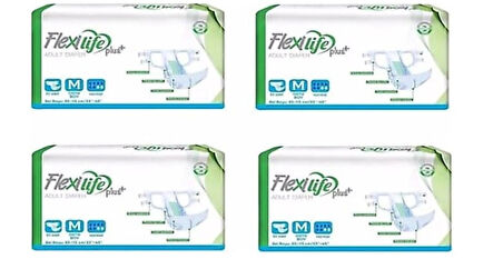 Flexilife Plus Belbantli  Hasta Bezi 30Lu 4 Paket / 120 Adet