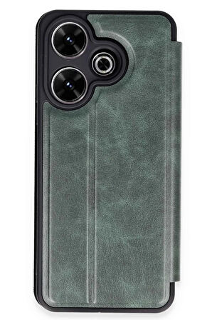 Xiaomi Redmi 13 Uyumlu Kartvizitli Stantlı Kapaklı Kılıf
