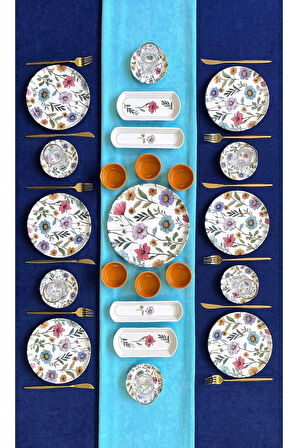 Flora Desen 6 Kişilik 23 Parça Kahvaltı Takımı