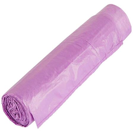 Florex 40 Litre Büzgülü Lavanta Kokulu Çöp Torbası Poşeti / 55 x 60 Cm. - 10 Adetlik 5 Rulo