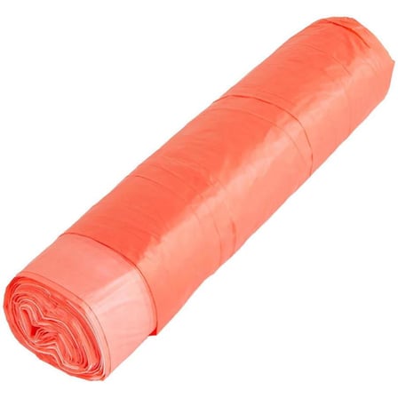 Florex 60 Litre Büzgülü Çilek Kokulu Çöp Torbası Poşeti / 65 x 70 Cm. - 10x5 Rulo / Paket
