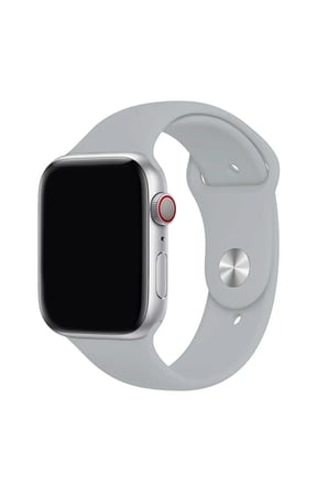 Apple Watch 42 44 45 49 mm Uyumlu Kordon Renkli Çiçek Desenli Siyah Silikon Kayış Bileklik
