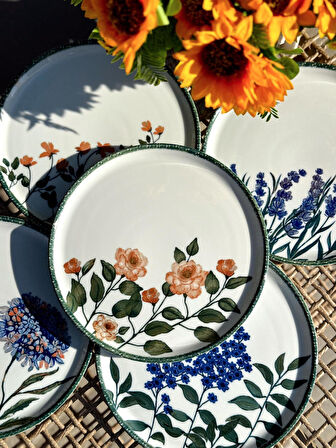 Porland Flower Garden 6 Kişilik Servis Tabağı 24CM 04PPO000225